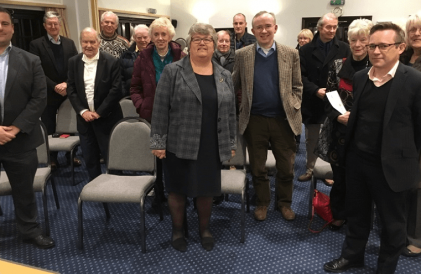 County Councillor Mary Lewis at her re-selection