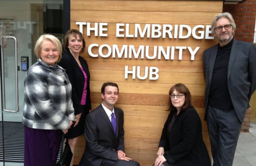 Walton Conservative Councillors at the opening