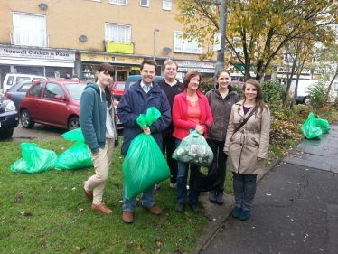 Julie Iles' action day with MP and team