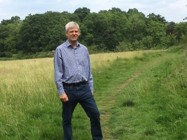 Cllr David Lewis in the Green Belt