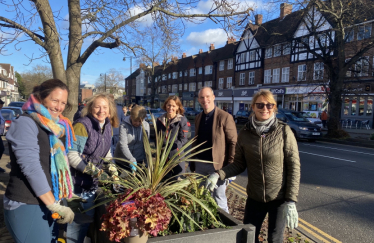 Esher in Bloom planting